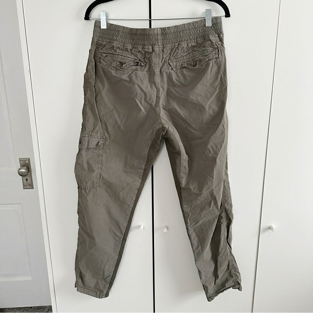 James Perse Mixed Media Parachute Pant in Artillery - Picture 7 of 7